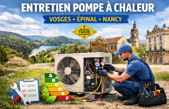 Entretenir sa pompe à chaleur obligatoire dans les Vosges (Épinal, Nancy)